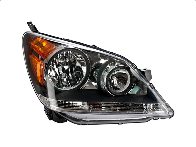 Faro Hd Odyssey 08-10 Fondo Negro C/Foco Depo Der P/ Honda Odyssey 2008-2010