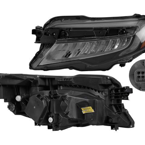 Faro Hd Pilot Full Led Depo Izq P/ Honda Pilot 2019-2022