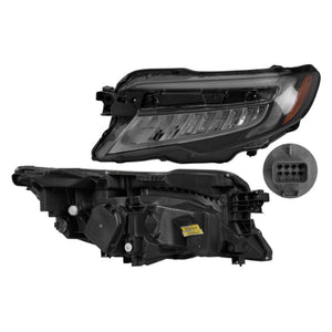 Faro Hd Pilot Full Led Depo Izq P/ Honda Pilot 2019-2022