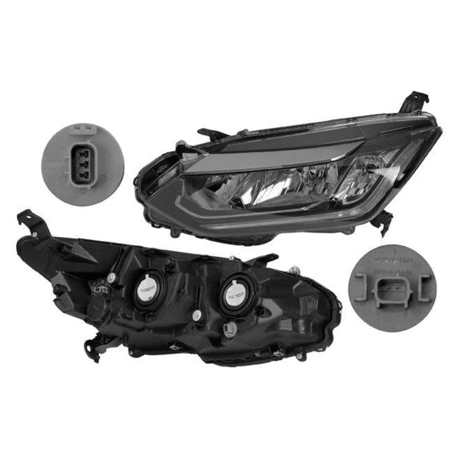 Faro Hd City 18-20 Manual C/Le Ds S/Foco Depo Izq P/ Honda City 2018-2020
