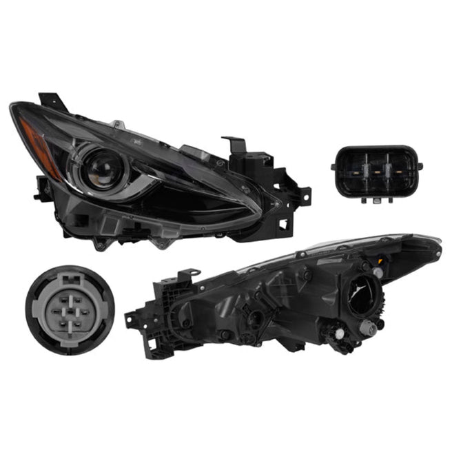 Faro P/Foco Xenon De Po. P/ Mazda 3 2014-2016