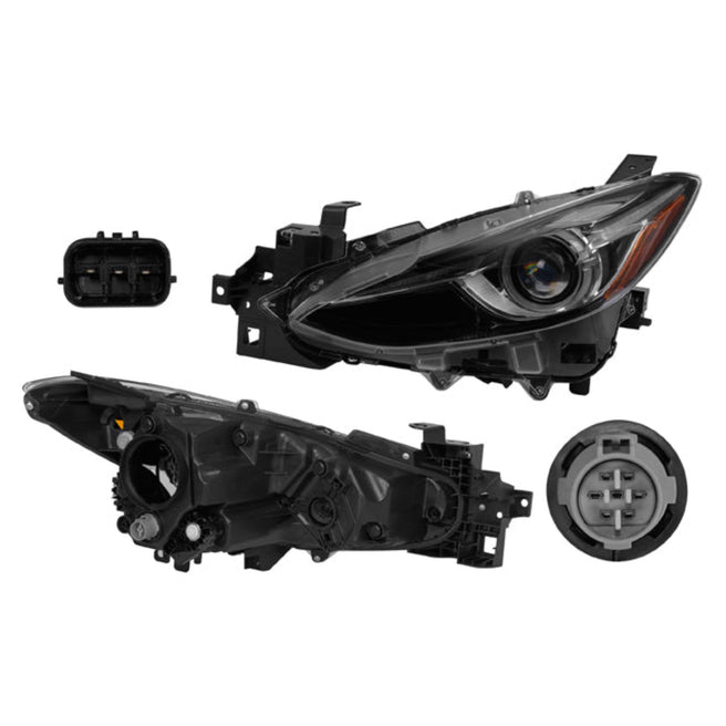 Faro P/Foco Xenon Depon Izq P/ Mazda 3 2014-2016