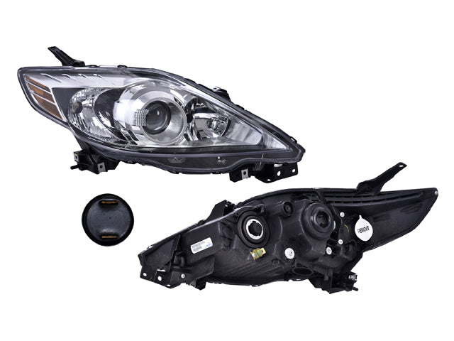 Faro Mz 5 08-11 Fondo Negro Depo Der P/ Mazda 5 2008-2011