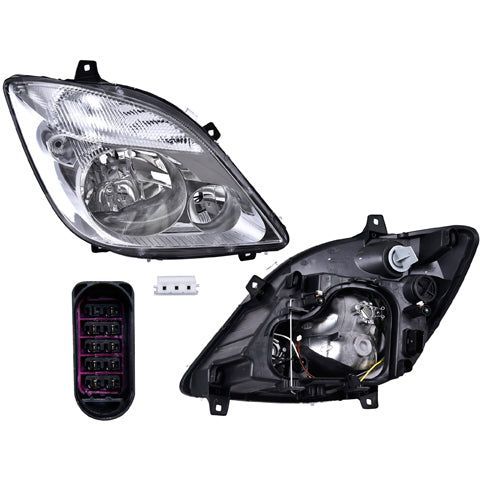 Faro Mc Sprinter 07-13 Electrico S/Faro Niebla P/9 Pines S/Foco Depo Der P/ Mercedes Benz Sprinter 2007-2013