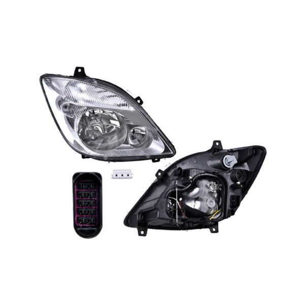 Faro Mc Sprinter 07-13 Electrico S/Faro Niebla P/9 Pines S/Foco Depo Der P/ Mercedes Benz Sprinter 2007-2013
