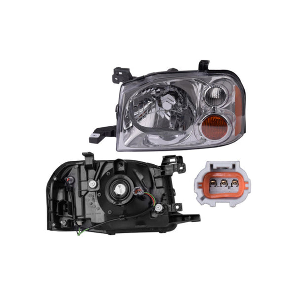 Faro Ns D22 08-15 Manual/Electrico S/Cubierta P/Foco S/Foco Halogeno Depo Izq P/ Nissan D22 2008-2015