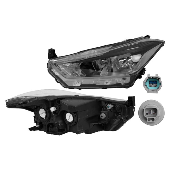 Faro Ns Kicks 17-20 Manual/Electrico C/Leds S/Foco Depo Izq P/ Nissan Kicks 2017-2020