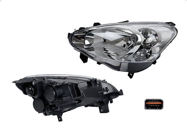 Faro Pg Partner 13-15 Electrico C/Motor P/Foco Halogeno S/Foco Depo Izq P/ Peugeot Partner 2013-2015