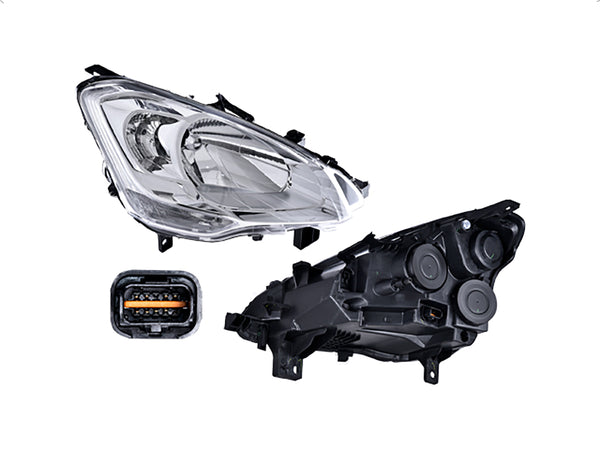 Faro Pg Partner 16-19 Electrico C/Motor P/Foco Halogeno S/Foco Depo Der P/ Peugeot Partner 2016-2019