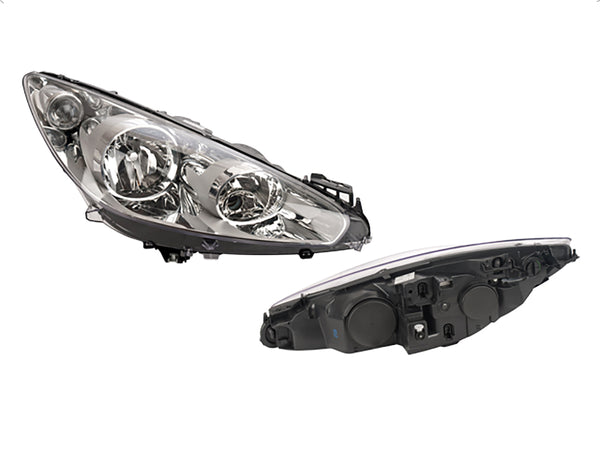 Faro Pg 308 12-13 Electrico C/Motor P/Foco Halogeno S/Foco Depo Der P/ Peugeot 308 2012-2013