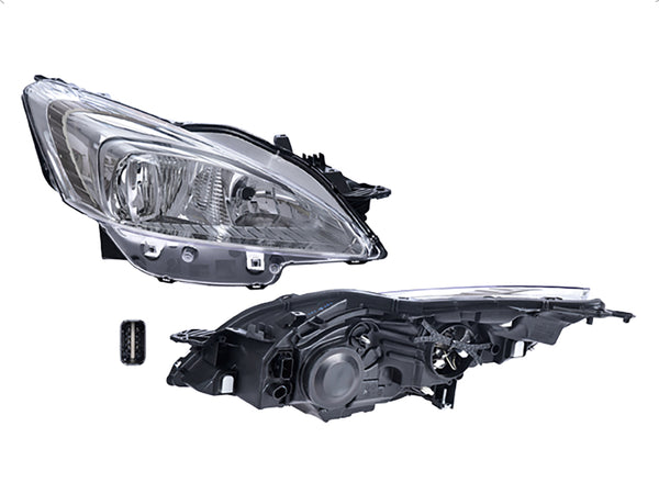 Faro Pg 508 12-14 Electrico P/Foco Halogeno S/Foco Depo Der P/ Peugeot 508 2012-2014