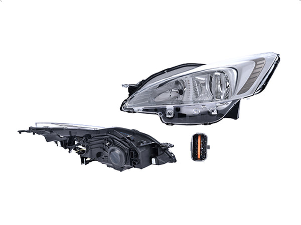 Faro Pg 508 12-14 Electrico P/Foco Halogeno S/Foco Depo Izq P/ Peugeot 508 2012-2014