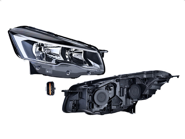 Faro Pg 508 15-17 Electrico P/Foco Halogeno S/Foco Depo Der P/ Peugeot 508 2015-2017