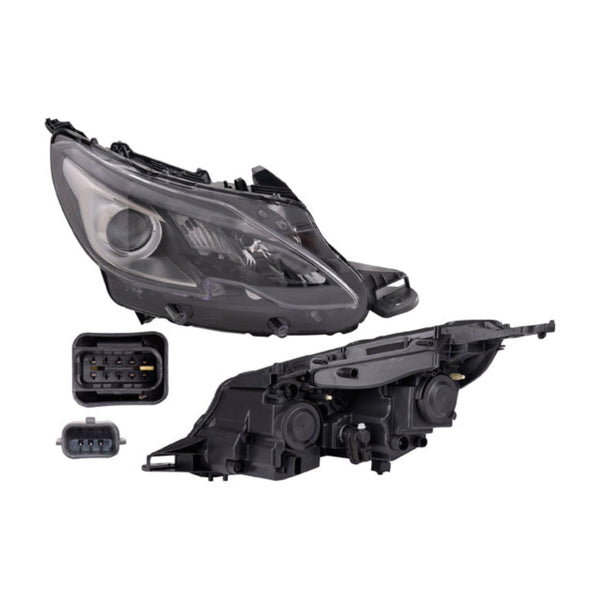 Faro Electrico C/Motor C/Leds Depo Der P/ Peugeot 2008 2019-2020
