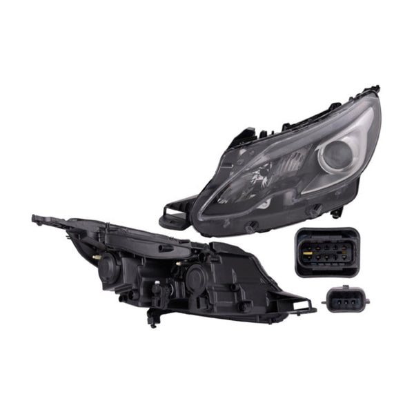 Faro Electrico Con Motor Y Leds Depo Izquierdo P/ Peugeot 2008 2019-2020