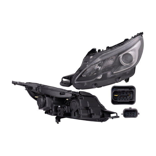 Faro Electrico Con Motor Y Leds Depo Izquierdo Para Peugeot 2008 2019-2020