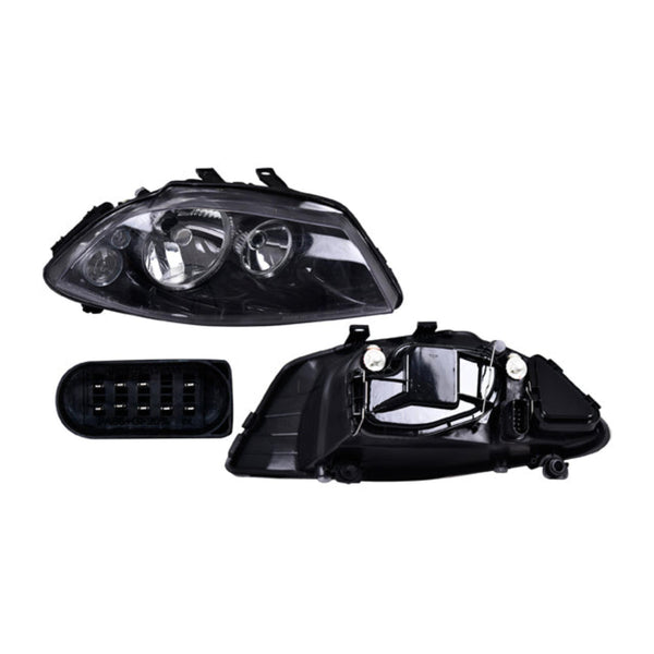 Faro St Ibiza 03-09 Electrico S/Motor Doble As P/Foco Halogeno S/Foco Depo Der P/ Seat Ibiza 2003-2009