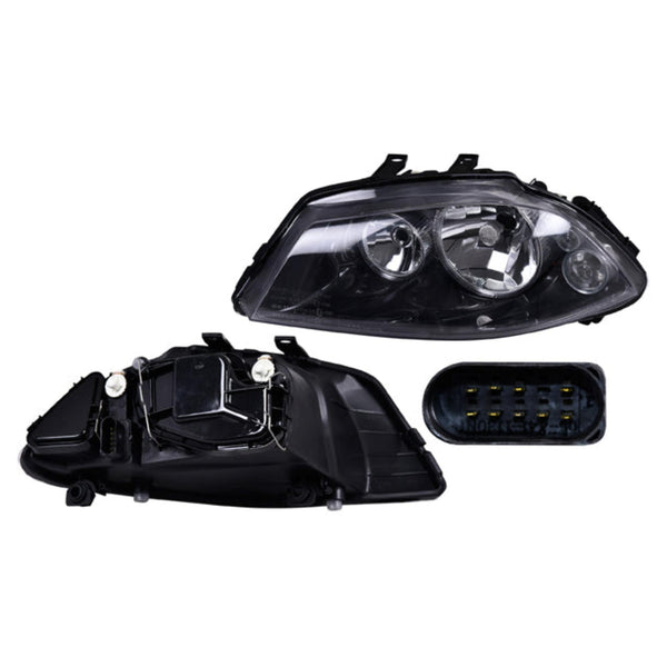 Faro St Ibiza 03-09 Electrico S/Motor Doble As P/Foco Halogeno S/Foco Depo Izq P/ Seat Ibiza 2003-2009