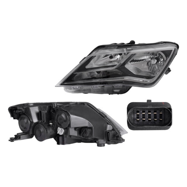 Faro St Toledo Electrico C/Motor P/Foco Halogeno S/Foco Depo Izq P/ Seat Toledo 2013-2019