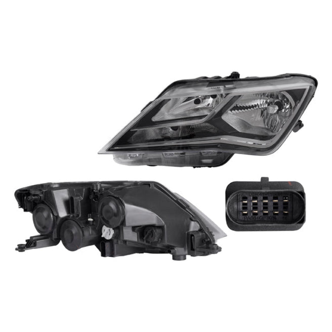 Faro St Toledo Electrico C/Motor P/Foco Halogeno S/Foco Depo Izq P/ Seat Toledo 2013-2019