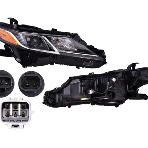 FARO TY CAMRY L/LE/SE 18-24 AMERICANO C/LEDS C/FOCO DEPO DER