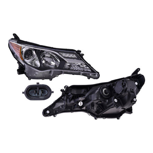 Faro Ty Rav4 13-15 S/Foco Depo Der P/ Toyota Rav 4 2013-2015