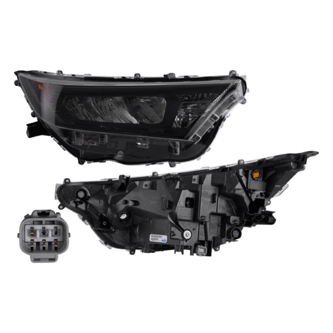 Faro Ty Rav4 20-23 Filo Negro S/Foco Depo Der para Toyota Rav 4 2020-2023