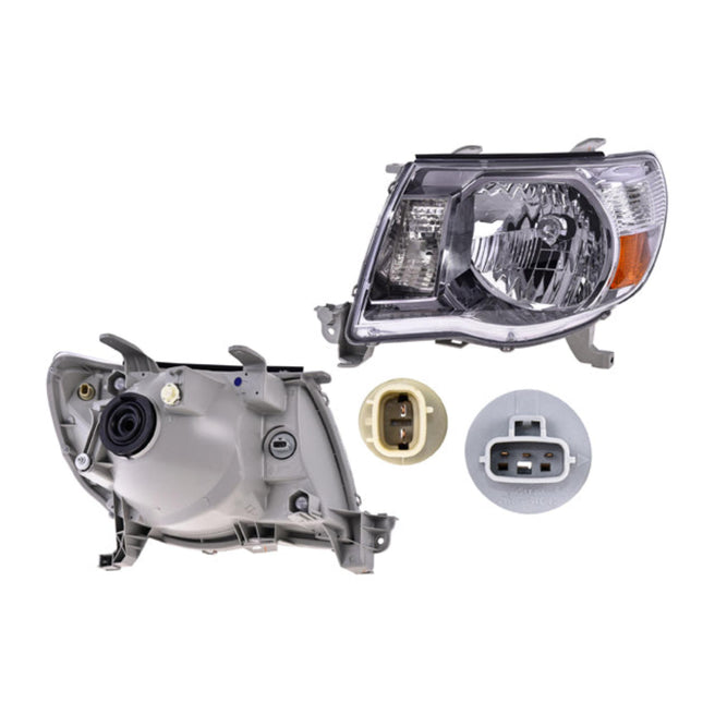 Faro Ty Tacoma 09-11 Fondo Negro S/Foco Depo Izq P/ Toyota Tacoma 2009-2011