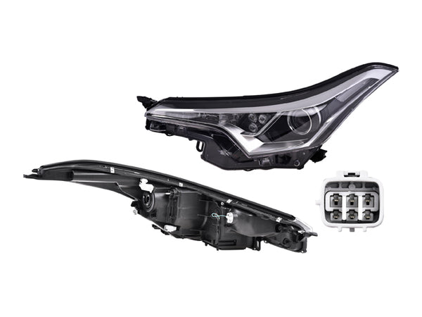 Faro Ty C-Hr Electrico C/Leds S/Foco Depo Izq P/ Toyota Ch-R 2018-2019