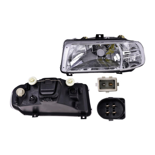 Faro Vw Derby 02-04 Manual/Electrico P/Foco Halogeno S/Foco Depo Izq P/ Volkswagen Derby 2002-2004