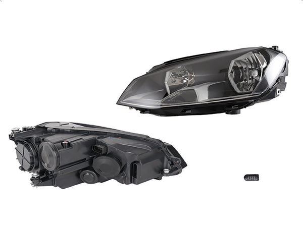 Faro Vw Golf Electrico C/Motor P/Foco Halogeno S/Foco Depo Izq P/ Volkswagen Golf 2015-2017