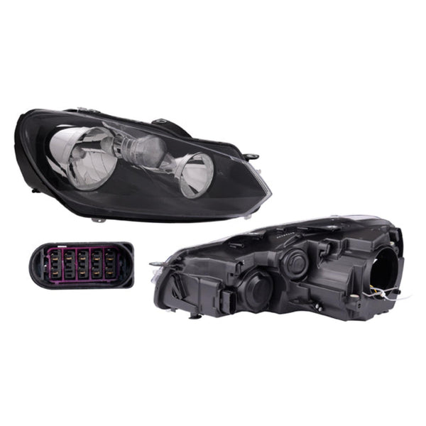 Faro Vw Golf 10-14 Electrico C/Motor S/Focos Depo Der P/ Volkswagen Golf 2010-2014