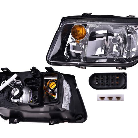 FARO VW JETTA 02-07 C/CUARTO AMBAR FONDO NEGRO TYC IZQ