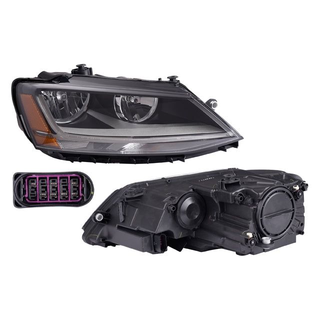 FARO VW JETTA SPORT 15-18 P/FOCO HALOGENO C/LUZ DE DIA C/FOCO DEPO DER