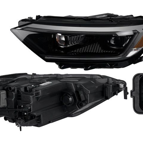 FARO VW JETTA HIGHLINE/GLI/SPORTLINE 22-24 8 PINES C/LUPA C/LEDS CN IZQ