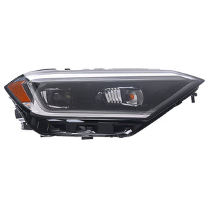 Faro Derecho LED Con Lupa Jetta 2021-2024