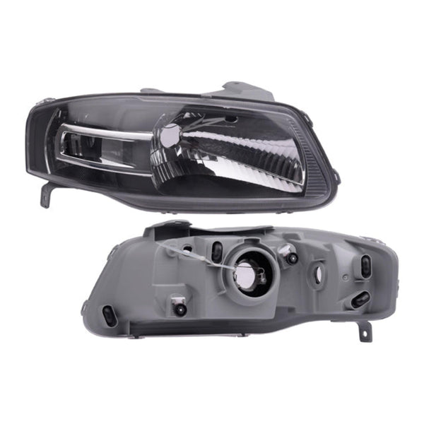 Faro Vw Pointer 06-09 Fondo Negro S/Foco Depo Der P/ Volkswagen Pointer 2006-2009