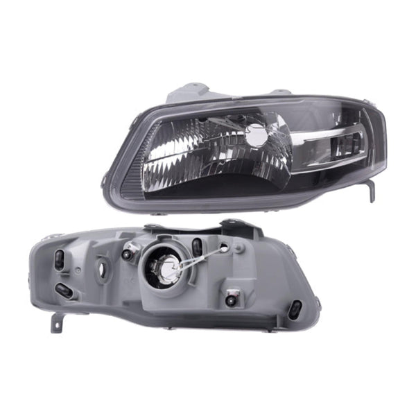 Faro Vw Pointer Fondo Negro S/Foco Depo Izq P/ Volkswagen Pointer 2006-2009