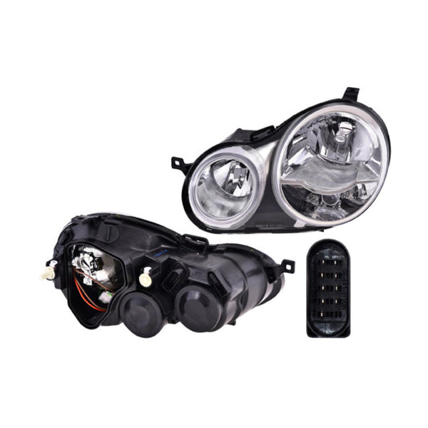 Faro Vw Polo 03-07 Electrico S/Motor P/Foco Halogeno S/Foco Depo Izq P/ Volkswagen Polo 2003-2007