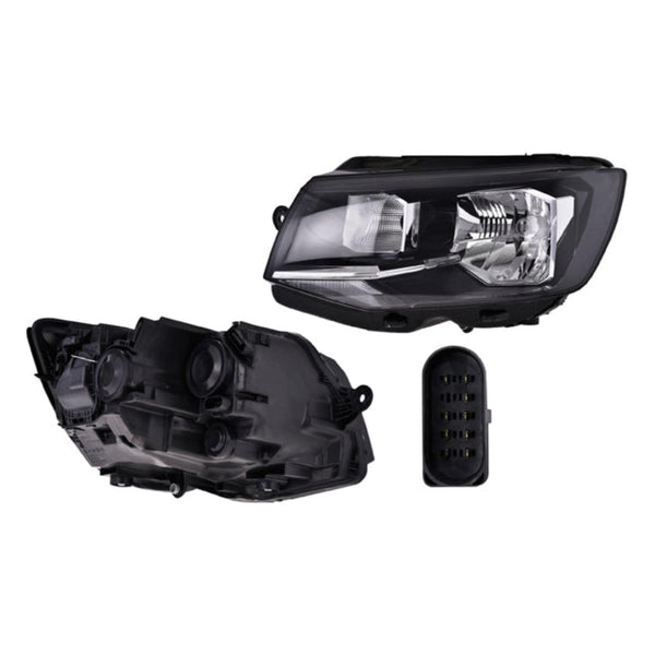 Faro Vw Transporter Electrico C/Motor S/Foco H4 Depo Izq P/ Volkswagen Transporter 2016-2019