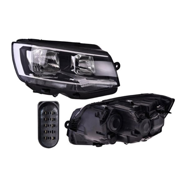 Faro Vw Transporter Electrico C/Motor S/Foco H7 Depo Der P/ Volkswagen Transporter 2016-2020