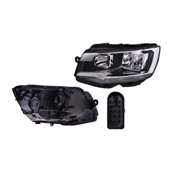 Faro Vw Transporter Electrico C/Motor S/Foco H7 Depo Izq P/ Volkswagen Transporter 2016-2020