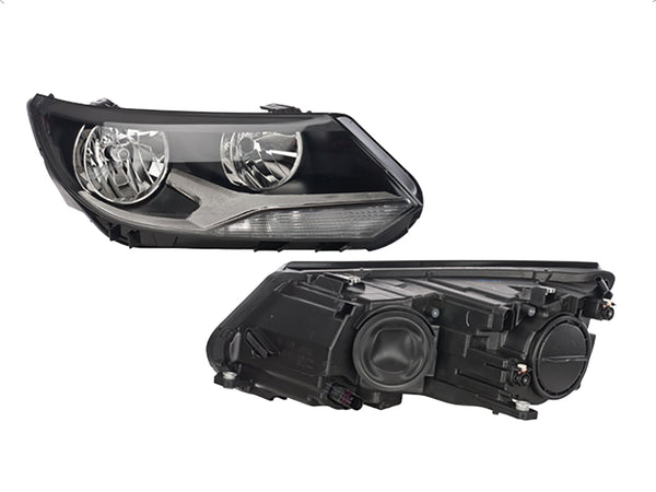 Faro Vw Tiguan 12-17 Electrico C/Motor P/Foco Halogeno S/Foco Depo Der P/ Volkswagen Tiguan 2012-2017