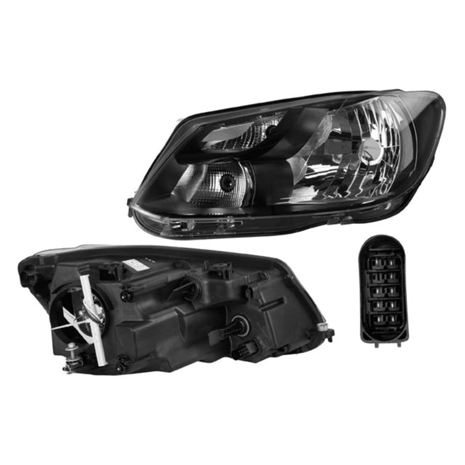 Faro Vw Caddy 14-15 Electrico C/Motor Tyc Izq P/ Volkswagen Caddy 2014-2015