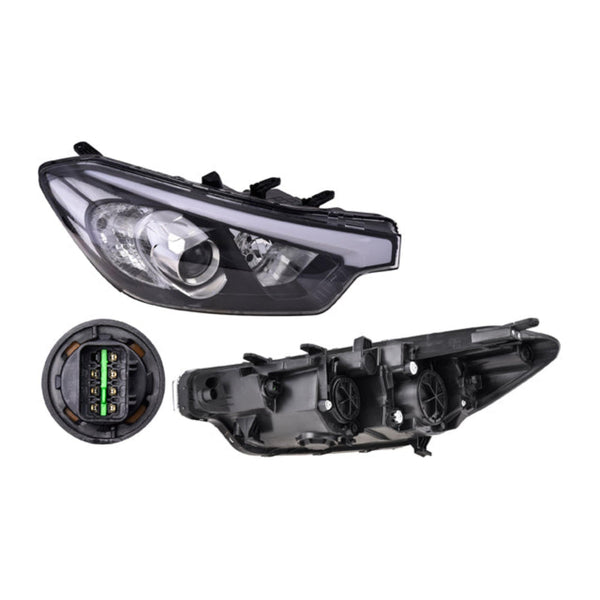 Faro Ki Forte 16 Electrico S/Foco Depo Der P/ Kia Forte 2016-2016
