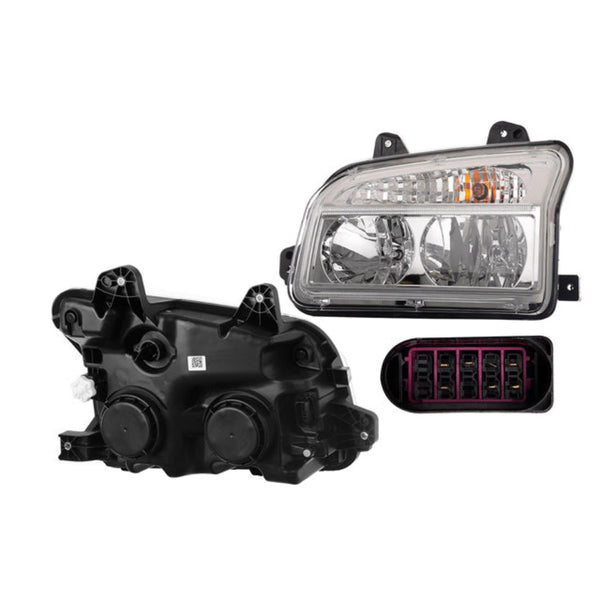 Faro Kw T880 C/Foco Halogeno Cn Izq P/ Kenworth T880 2014-2023