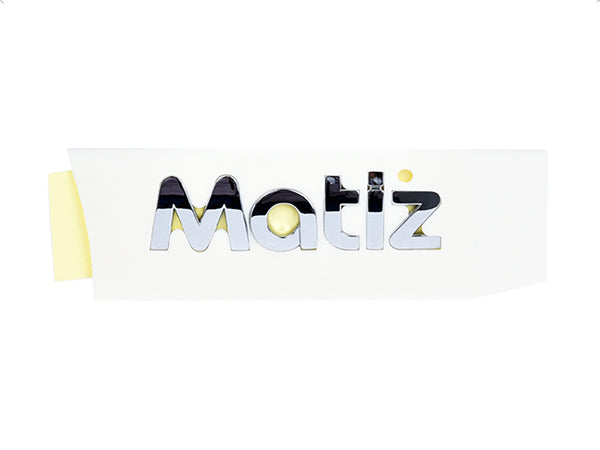 Emblema Cajuela P/ Chevrolet Matiz 2005-2015