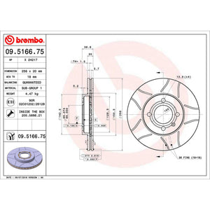 Disco De Freno Delantero Para Volkswagen Passat 1990-1997