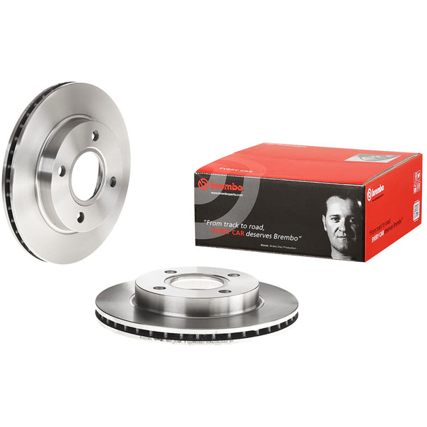 Disco De Freno Delantero Para Ford Fiesta 2001-2010