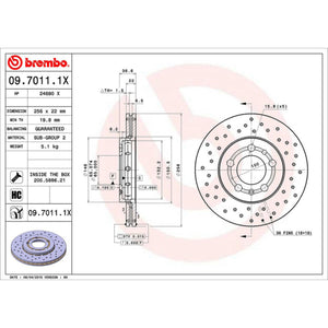Disco De Freno Delantero Para Volkswagen Jetta 2000-2001